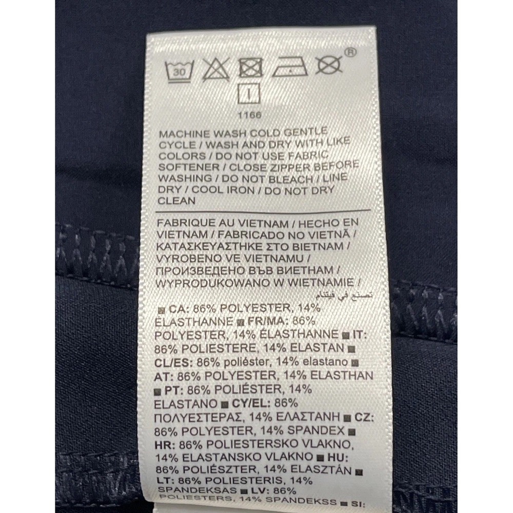 Athleta Endless High Rise Pants Navy Blue Stretch Pockets Women's Size‎ 14 - Picture 14 of 14